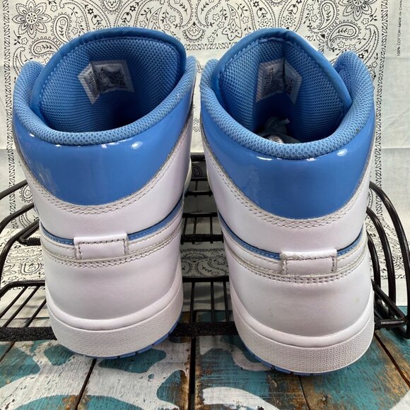Nike Air Jordan 1 Mid 'Legend Blue' UNC Men's 10 Basketball Sneakers FZ2142-114 - Picture 5 of 9
